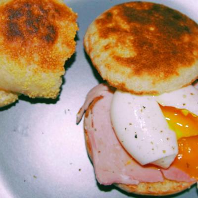 Muffin egg ret rec gros plan gourmand